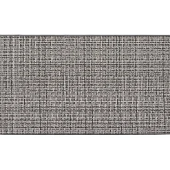TAPIS PIXEL 45X80CM POLYESTER TISSE GRIS FONCE