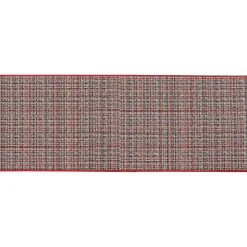TAPIS PIXEL 45X120CM POLYESTER TISSE ROUGE