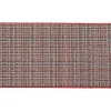 TAPIS PIXEL 45X80CM POLYESTER TISSE ROUGE