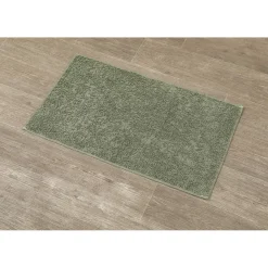 TAPIS POLYESTER 45X75CM VERT KAKI