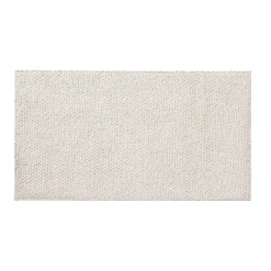 TAPIS RECTANGLE 60X110CM BOUCLETTE LAVABLE LISAIA