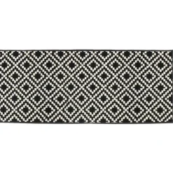 TAPIS RECTANGLE 50X120CM BOUCLETTE LOSIBI NOIR