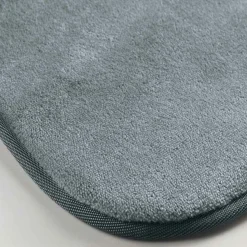 TAPIS RECTANGLE 120X170CM FLANELLE UNIE FLANOU GRIS
