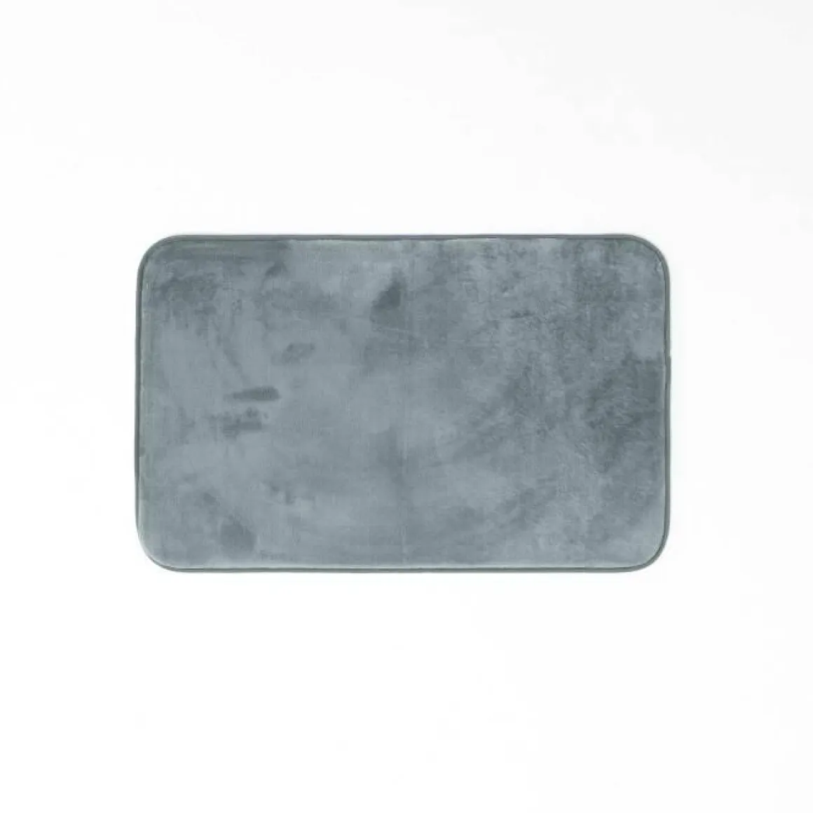 TAPIS RECTANGLE 50X80CM FLANELLE UNIE FLANOU GRIS