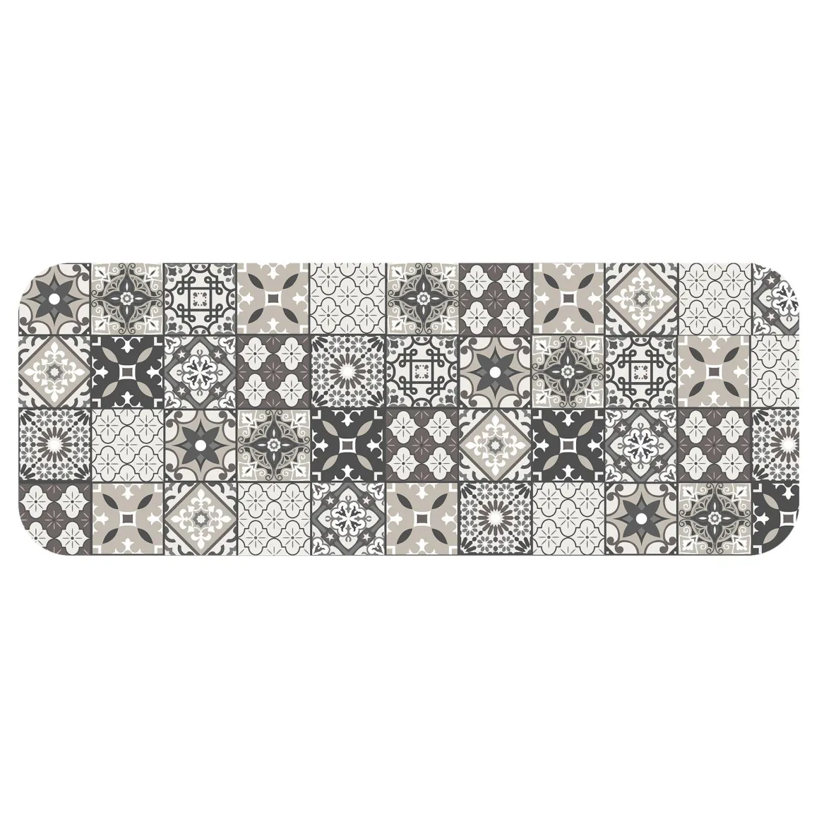 TAPIS RECTANGLE 45X120CM FLANELLE IMPRIME GASTON