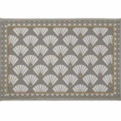 TAPIS RECTANGLE 40X60CM IMPRIME ART DECO CHIC