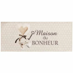 TAPIS RECTANGLE 50X120CM IMPRIME DIGITAL HAPPINESS