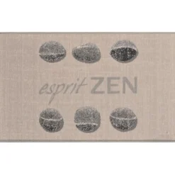 TAPIS RECTANGLE 50X80CM IMPRIME ESPRIT ZEN