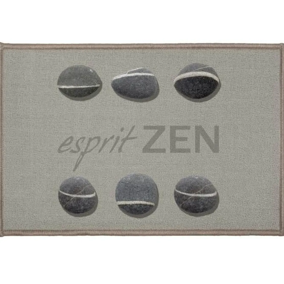 TAPIS RECTANGLE 40X60CM IMPRIME ESPRIT ZEN
