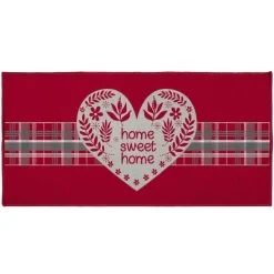 TAPIS RECTANGLE 50X120 CM IMPRIME SWEET HEART