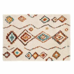 TAPIS RECTANGLE 120X170CM MOTIFS LOSANGES