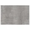 TAPIS RECTANGLE 140X200CM RELIEF GEODE GRIS