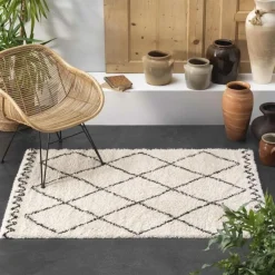 TAPIS RECTANGLE 120X170CM SAOURA BEIGE