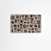 TAPIS RECTANGLE 45X75CM TISSE IMPRIME KITCHEN