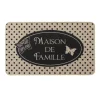 TAPIS RECTANGLE 45X75CM TISSE IMPRIME MAISONNEE
