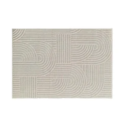 TAPIS RECTANGLE 120X170CM TISSE PLAT RELIEF EZIO