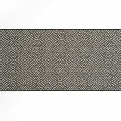 TAPIS RECTANGLE 80X150CM TISSE PLAT AZTEK