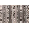 TAPIS RECTANGLE 68X110CM VISCOSE TISSEE SAKARI TAUPE
