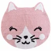 TAPIS ROND D.90CM POLYCOTON CHATON