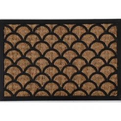TAPIS SALLY 40X60CM COCO TRESSE CAOUTCHOUC VAGUES