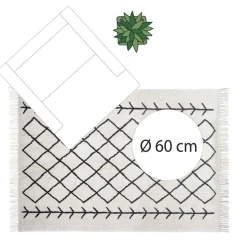 TAPIS TUFT DELHI D.120X170CM
