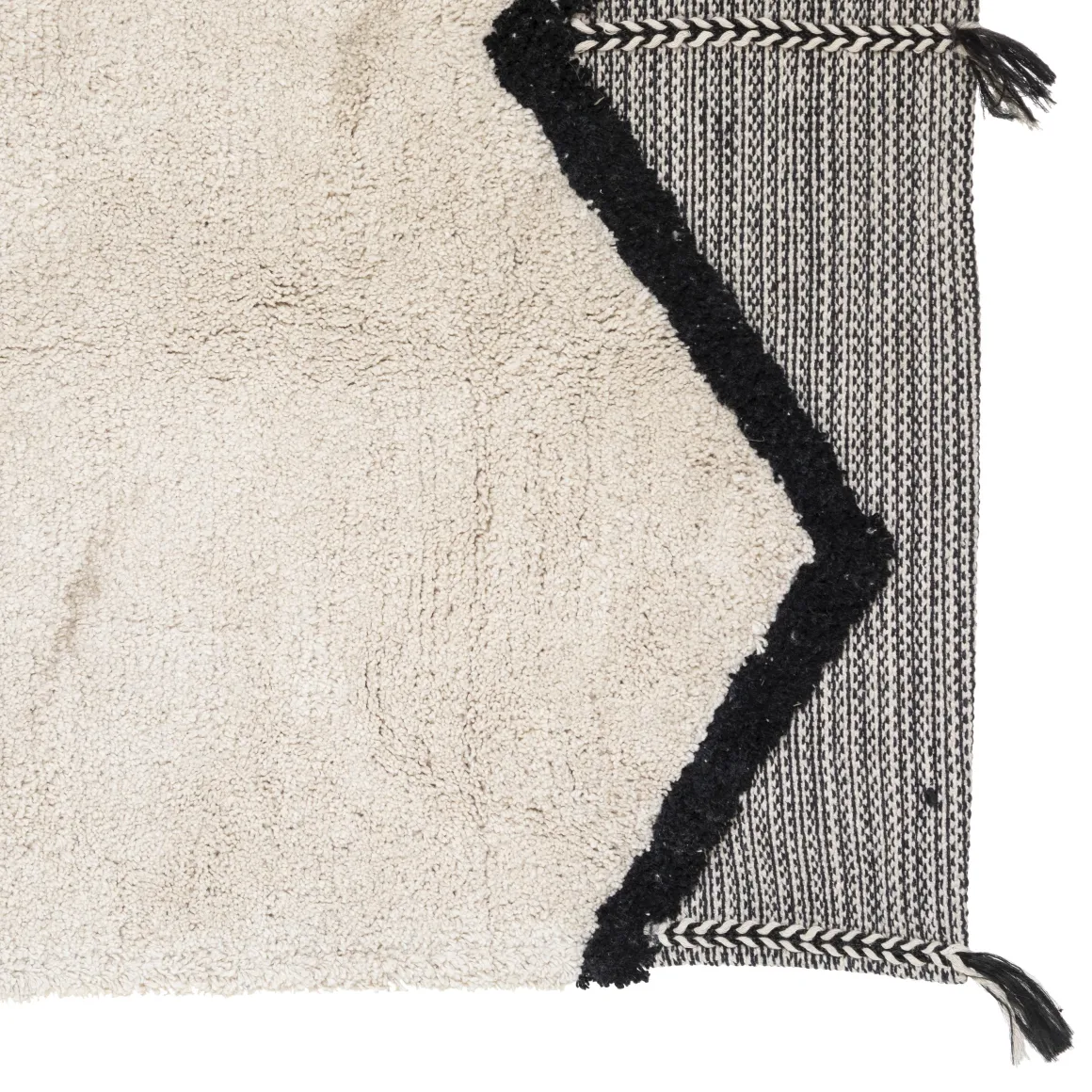TAPIS TUFT TRESSE TROPIQUES AUSTRALES D.118X170CMCM