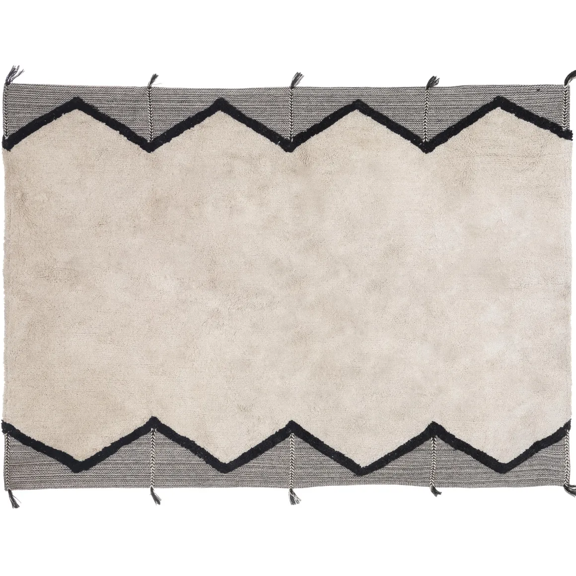 TAPIS TUFT TRESSE TROPIQUES AUSTRALES D.118X170CMCM