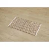 TAPIS VICENTE COTON JUTE 45X90CM NATUREL BEIGE