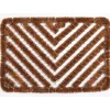 TAPIS 40X60CM COCO METAL NATUREL