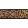 TAPIS 25X75CM COCO TRESSE CAOUTCHOUC FEUILLE