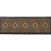 TAPIS 25X75CM COCO TRESSE CAOUTCHOUC LOSANGE