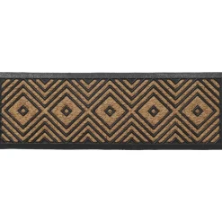 TAPIS 25X75CM COCO TRESSE CAOUTCHOUC LOSANGE