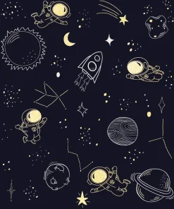 TAPIS 100X120CM ESPACE NOIR