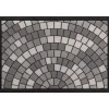 TAPIS 40X60CM NYLON CAOUTCHOUC MOSAIQUE