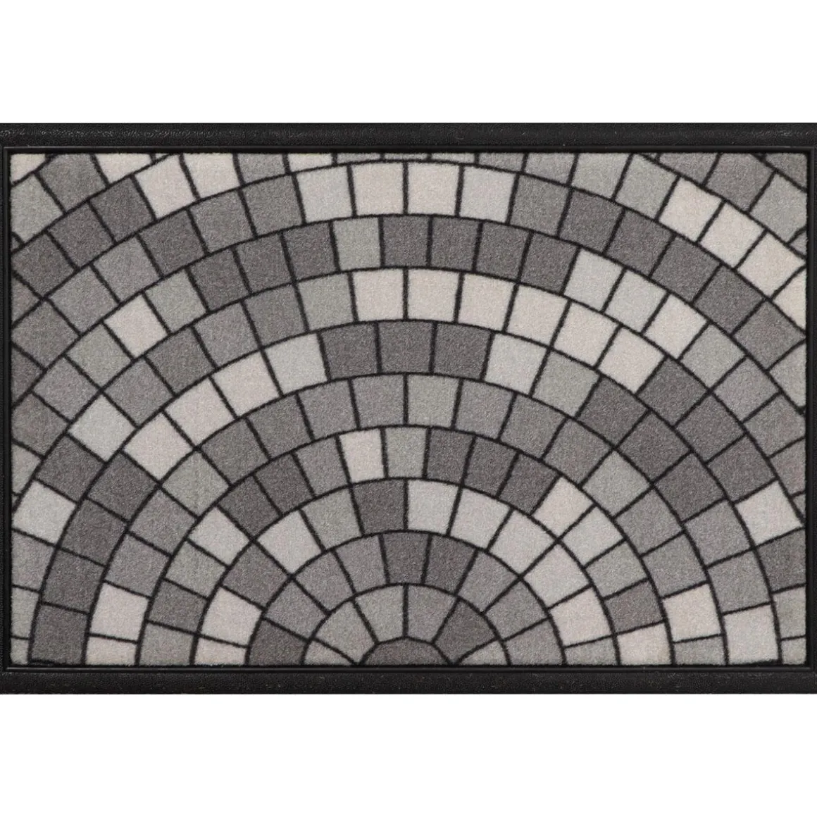 TAPIS 40X60CM NYLON CAOUTCHOUC MOSAIQUE