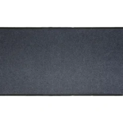 TAPIS 80X150CM POLYESTER GRIS CHINE BLANC