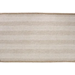 TAPIS 50X80CM POLYPRO CHEVRON ECRU