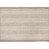 TAPIS 40X60CM POLYPRO CHEVRON ECRU