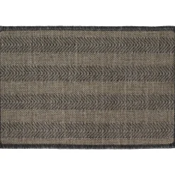 TAPIS 40X60CM POLYPRO CHEVRON GRIS
