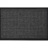 TAPIS YVAN 40X60CM POLYPRO CAOUTCHOUC GRIS FONCE