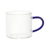 TASSE EXPRESSO VERRE ANSE COLOREE 10CL