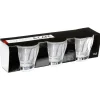 TASSE VERRE ANSE METALX3 11CL