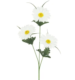TIGE MARGUERITE H.65CM BLANC