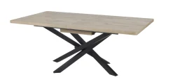 TIM TABLE AVEC ALLONGE PAPILLON 190-240X76X100CM