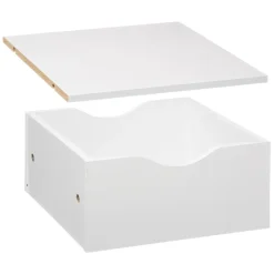 TIROIR ET ETAGERE MIX BLANC