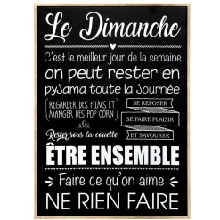 TOILE DIMANCHE D.50X70CM