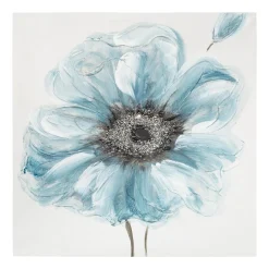 TOILE FLEURS 48X48CM