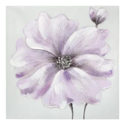 TOILE FLEURS 48X48CM