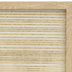TOILE IMPRIMEE ENCADREE ELIN EFFET ALU D.50X70CM