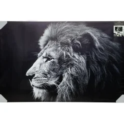 TOILE IMPRIMEE LION D.78X118CM